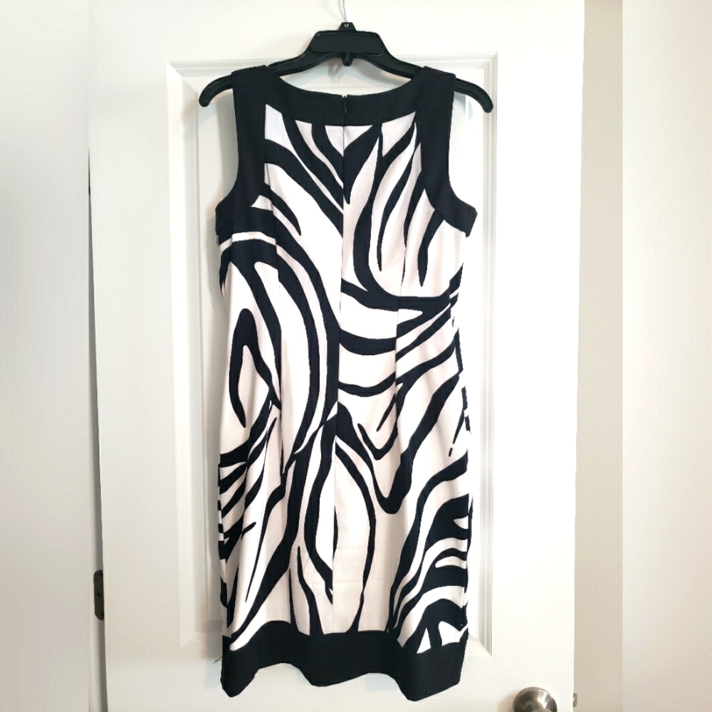 Alyx Black and white Animal-print Women's sleeveless dress Size 6